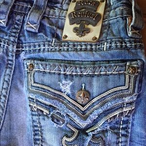 Rock revival straight Jeans
